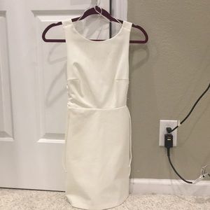 Zara open white dress
